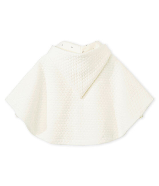 Mantella reversibile in tubique bébé unisex bianco MARSHMALLOW