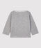 T-shirt a manica lunga bebè maschio a righe grigio SUBWAY CHINE