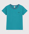 T-shirt a righe in cotone bambino verde LAVIS/blu VERDE