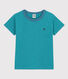 T-shirt a righe in cotone bambino