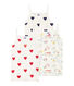Trio canottiere con spalline bambina