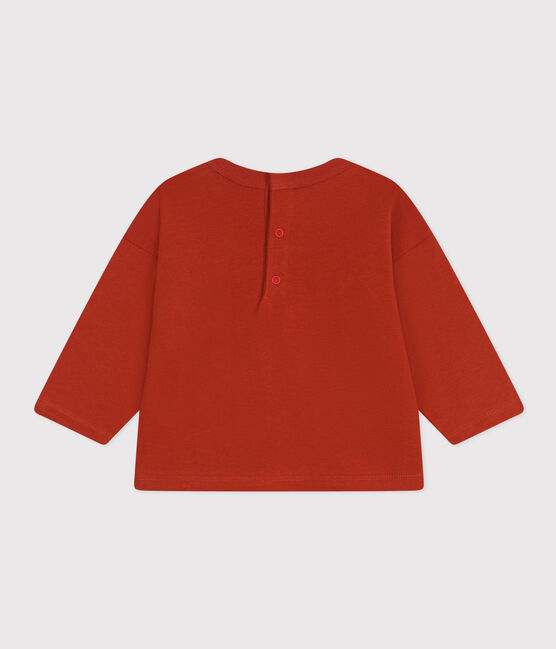 T-shirt a maniche lunghe in jersey per bebè rosso HARISSA
