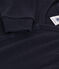 Tutina pigiama senza piedi in cotone lyocell blu SMOKING