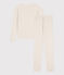 Pigiama donna in cotone beige MONTELIMAR CHINE