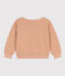 Felpa in molleton bambino beige VINTAGE