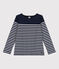 Marinière iconica in cotone Donna blu SMOKING/bianco MARSHMALLOW