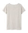 Maxi t-shirt donna in tubique extra-fine chiné grigio BELUGA CHINE