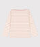 Marinière bambino unisex in cotone bianco AVALANCHE/ SALINE