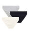 Trio slip ragazza in cotone stretch variante 1