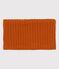 Snood in maglia bebè foderato in pile riciclato marrone RUSTY