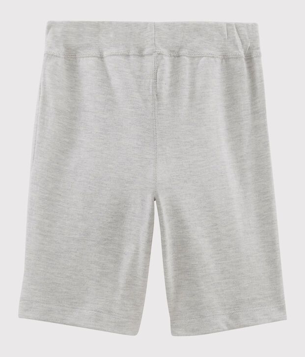 Bermuda in jersey medio bambino grigio
