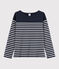 Marinière iconica Donna blu SMOKING/bianco MARSHMALLOW