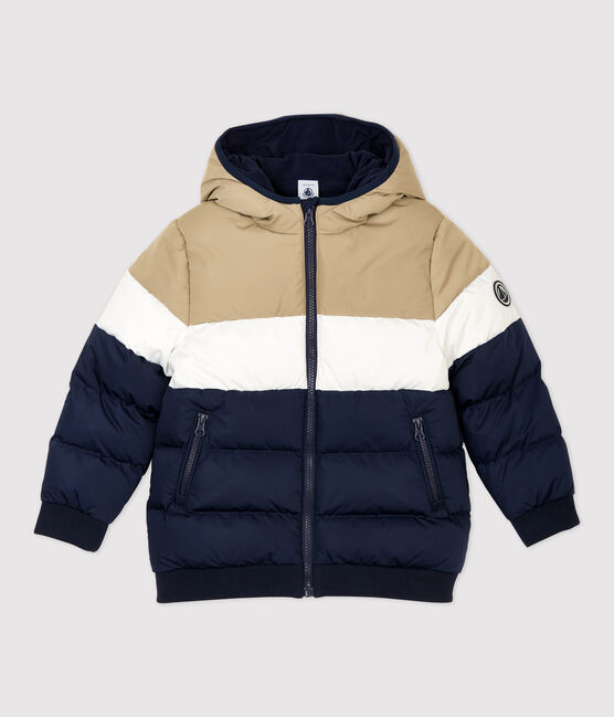 Piumino bambino blu SMOKING/bianco MULTICO