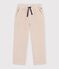 Pantaloni dritti in velluto bambino GESSO