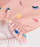 Costume da bagno intero bebè in materiale riciclato rosa SALINE/bianco MULTICO