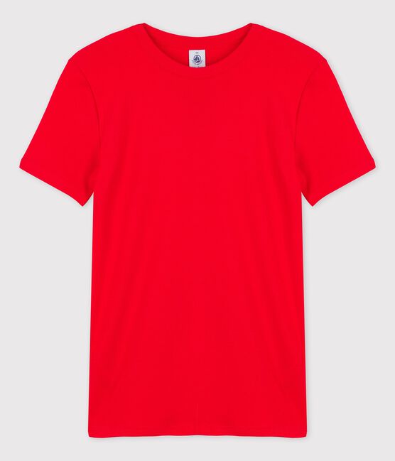 T-shirt L'ICONIQUE girocollo in cotone donna rosso PEPS