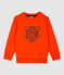 Felpa in molleton bambino arancione CAROTTE
