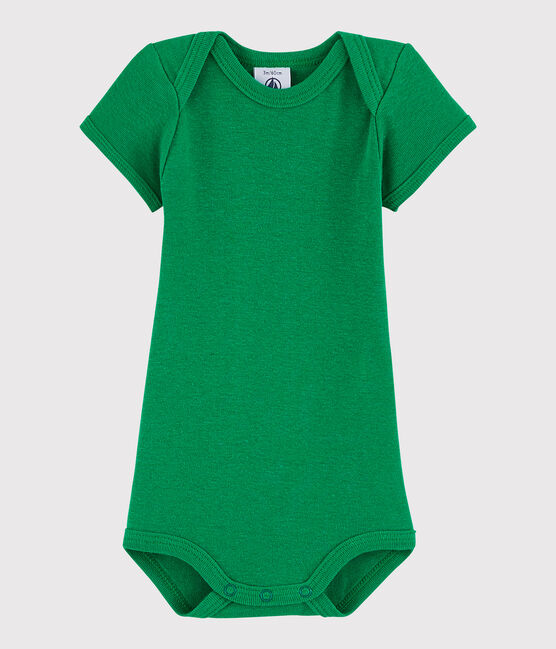 Body a manica corta bebè unisex verde PRADO