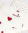 Set di 3 slip a vita alta in cotone con cuore bambino variante 1