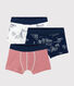 Confezione da 3 boxer tela di Jouy Parigi bambino