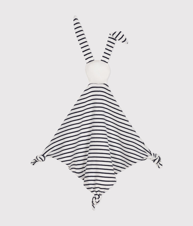 Doudou marini&egrave;re in cotone bianco MARSHMALLOW/blu SMOKING