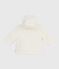 Cappotto con cappuccio imbottito in sherpa neonato ecru MILK
