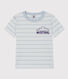 T-shirt bambino in cotone a righe