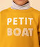 Felpa in molleton stampato bambino unisex giallo BOUDOR