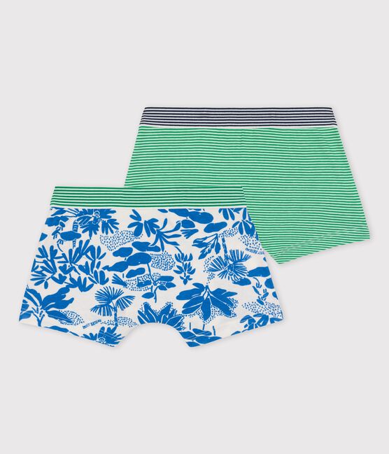 Confezione da 2 boxer bambino giungla in cotone variante 1