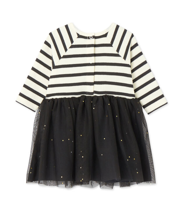 Abito beb&egrave; femmina bi-mati&egrave;re bianco/grigio