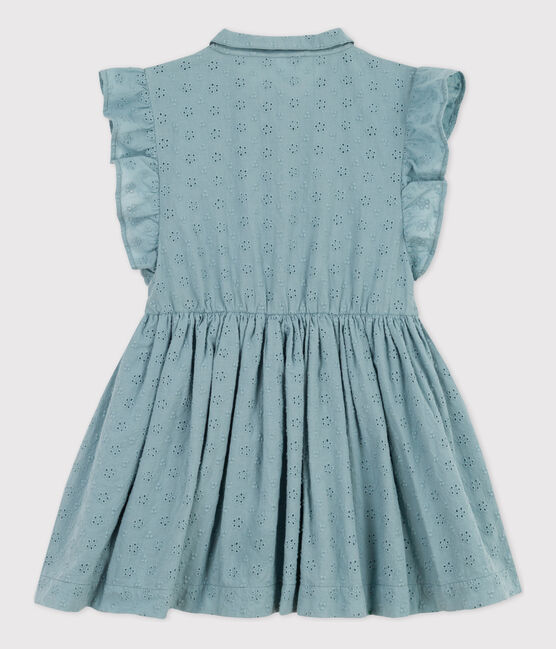 Abito bambina in pizzo sangallo verde MIMI