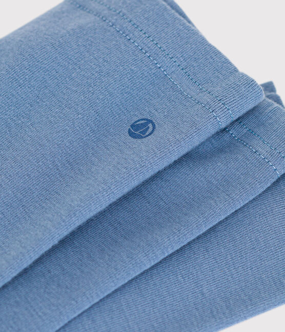 Leggings in cotone per bebè blu BEACH
