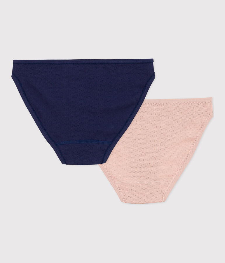 Confezione da 2 slip in cotone donna multicolore