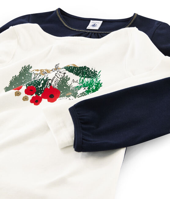 Confezione da due t-shirt bambina variante 2