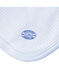 Doudou coniglietto bebè a costine bianco LAIT/blu FRAICHEUR