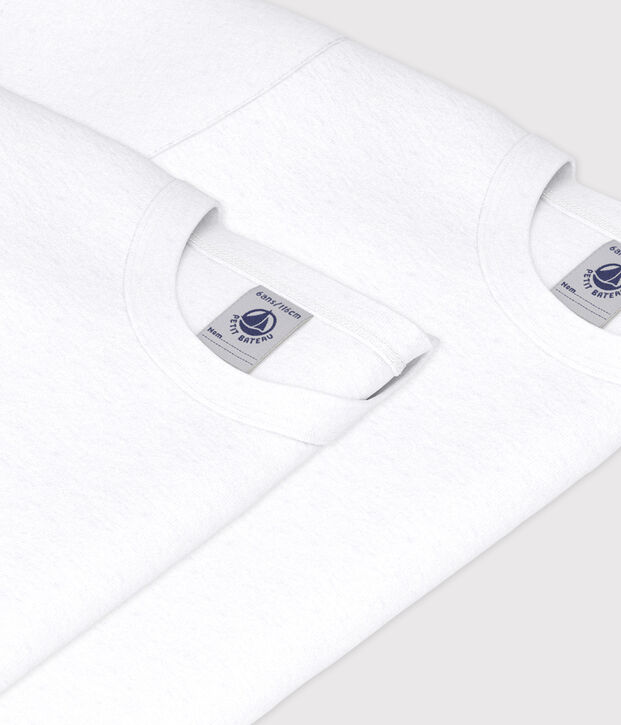 Confezione da 2 t-shirt manica corta bianche ragazzo multicolore