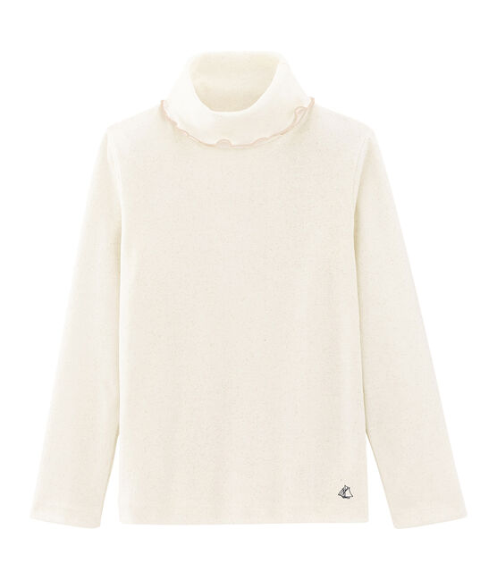 Sottogiacca bambina bianco MARSHMALLOW/giallo OR