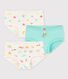 Trio slip bambina
