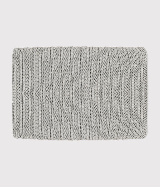 Snood in maglia foderata in pile bambino grigio CHATON CHINE