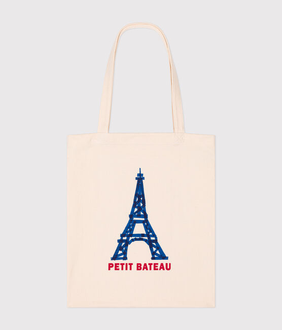 Tote bag in cotone ecru AVALANCHE