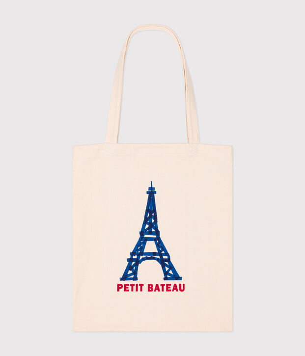 Tote bag in cotone ecru