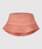 Cappellino da pescatore in denim bebè. rosa PAPAYE