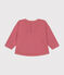 Maglia in tessuto felpato neonato rosa ROSEWOOD