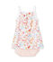 Body robe bébé fille à bretelles bianco ECUME/rosa CUPCAKE/ MULTICO