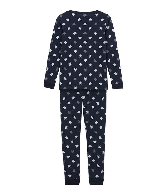 Pigiama per bambino blu SMOKING/bianco MULTICO