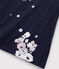 T-shirt serigrafata bambina blu SMOKING