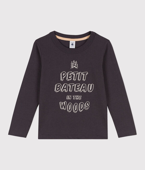 T-shirt bambino a maniche lunghe in cotone grigio DUMBO