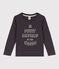 T-shirt bambino a maniche lunghe in cotone grigio DUMBO