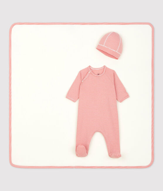 Confezione regalo 3 pezzi bebè in cotone biologico variante 1