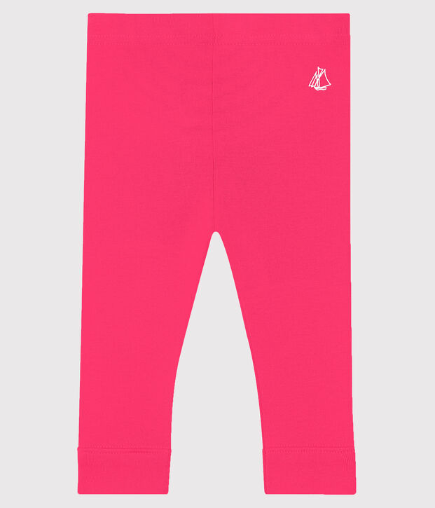 Leggins per beb&egrave; in cotone rosa